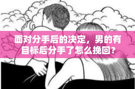 面对分手后的决定，男的有目标后分手了怎么挽回？