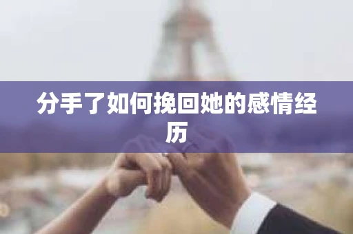 分手了如何挽回她的感情经历