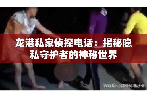 龙港私家侦探电话：揭秘隐私守护者的神秘世界