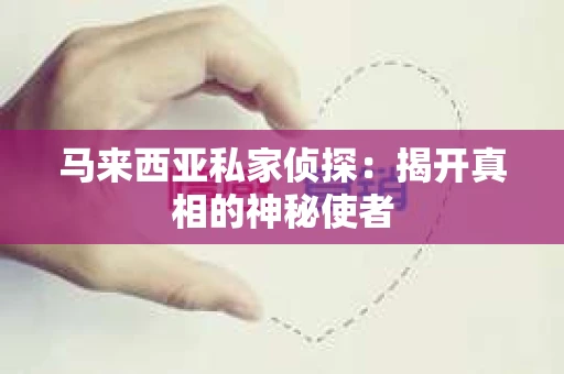 马来西亚私家侦探：揭开真相的神秘使者