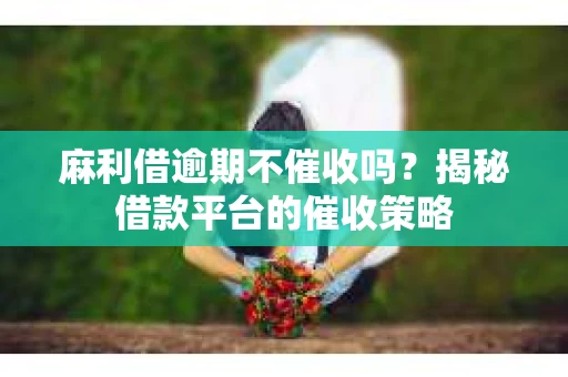 麻利借逾期不催收吗？揭秘借款平台的催收策略