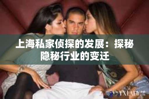 上海私家侦探的发展：探秘隐秘行业的变迁