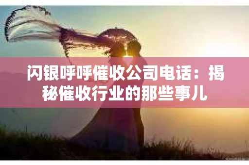 闪银呼呼催收公司电话：揭秘催收行业的那些事儿
