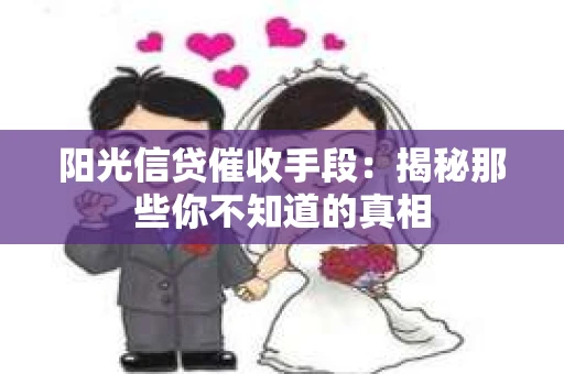 阳光信贷催收手段：揭秘那些你不知道的真相