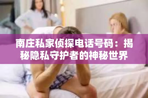 南庄私家侦探电话号码：揭秘隐私守护者的神秘世界