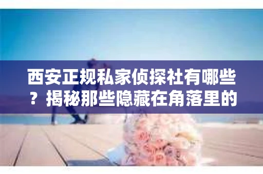 西安正规私家侦探社有哪些？揭秘那些隐藏在角落里的神秘力量