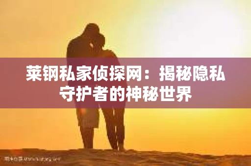 莱钢私家侦探网：揭秘隐私守护者的神秘世界