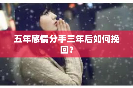 五年感情分手三年后如何挽回？